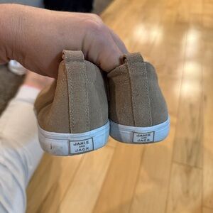 Janie and Jack Tan Kids Sneakers